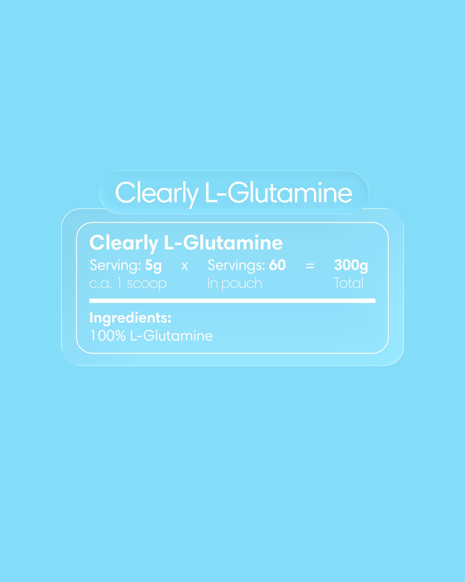  Clearly - L-glutamine